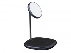 شارژر بی سیم و هولدر مگنتی آیفون 12و 13 بیسوس با توان 15 وات Baseus Swan Magnetic Wireless Charge WXSW-B01