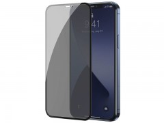 محافظ صفحه نمایش حریم شخصی تمام صفحه بیسوس Baseus 0.3mm Anti-peeping SGAPIPH61P-TG01 برایiP 12/12 Pro 6.1inch 2020(پک دوتایی)