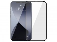 محافظ صفحه شیشه ای تمام صفحه بیسوس Baseus 0.3mm SGAPIPH67N-KA01 برای iP 12 Pro Max 6.7inch 2020 (پک دوتایی)