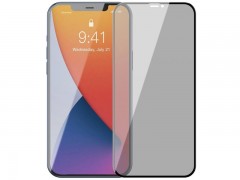 محافظ صفحه نمایش حریم شخصی بیسوس Baseus 0.23mm anti-spy function SGAPIPH61P-ATG01 برایiP 12/12 Pro 6.1inch 2020(پک دوتایی)