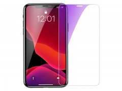 محافظ صفحه نمایش شیشه ای ضد اشعه بیسوس Baseus 0.15mm Full-glass Anti-bluelight SGAPIPH61S-FC02 برایiP XR/11 6.1inch（2019） (پک دوتایی)