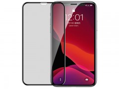 محافظ صفحه شیشه ای حریم شخصی منحنی با لبه های مقاوم در برابر ترک Baseus glass 0.23mm  SGAPIPH58-CTG01 برای iPX / XS