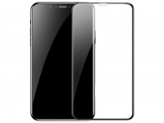 محافظ شیشه ای منحنی تمام صفحه Baseus Full coverage SGAPIPH65-KC01 برای iP XS MAX 6.5(2018)