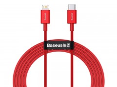 کابل فست شارژ تایپ سی به لایتنینگ بیسوس Baseus Superior Series Fast Charging Data CATLYS-C09 به طول 2 متر و توان 100 وات