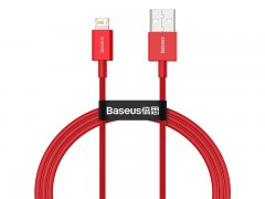 کابل و لایتنینگ فست شارژ  USB به iP  یک متری  Baseus Superior Series Fast Charging Data Cable 2.4A CALYS-A03