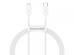 کابل و لایتنینگ فست شارژ Type-C به IP یک متری بیسوس Baseus Superior Series Data Cable CATLYS-A02 با توان 20 وات