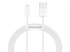 کابل و لایتنینگ فست شارژ USB به IP 2.4A یک و نیم متری بیسوس Baseus Superior Series Data Cable CALYS-B02
