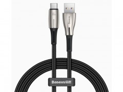 کابل Type-C بیسوس Baseus Water Drop-shaped Lamp SuperCharge Cable CATSD-M01 به طول یک متر و توان 66 وات