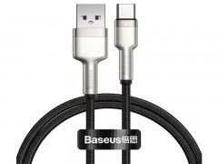 کابل فست شارژر USB به Type-C بیسوس 1 متری Baseus Cafule Series Metal Data Cable CATJK-A01 با توان 40 وات
