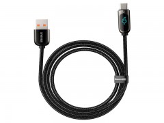 کابل فست شارژ یو اس بی به تایپ سی 5A بیسوس Baseus Display Fast Charging Data Cabl  CATSK-01 به طول یک متر
