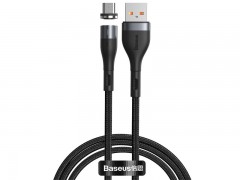 کابل فست شارژ مغناطیسی یو اس بی به میکرو 2.1A بیسوس Baseus zinc CAMXC-K02 به طول 1 متر