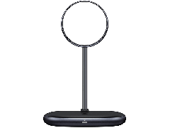 هولدر رومیزی و شارژر وایرلس مغناطیسی بیسوس با توان 20 وات  Swan 2-in-1 Wireless Magnetic Charging Bracket  WXSW-D01