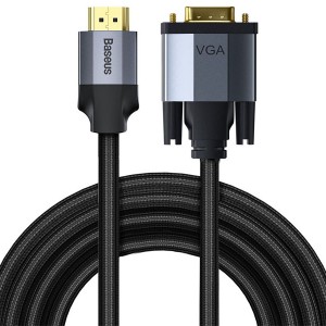 کابل HDMI به VGA بیسوس Baseus Enjoyment Series HD Male To VGA Male CAKSX-K0G به طول 2 متر