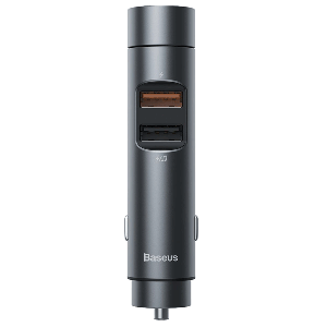 شارژر فندکی و پخش کننده بلوتوث بیسوس Baseus Energy Column Car Wireless MP3 Charger (PPS Quick Charger-English)  CCNLZ-C0G