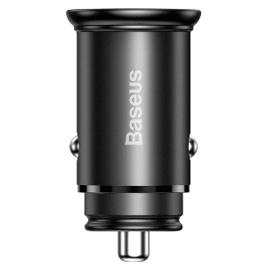 شارژر فندکی ، فست شارژ بیسوس Baseus Circular Metal PPS Quick Charger Car Charger 30W(Support VOOC) CCYS-C01