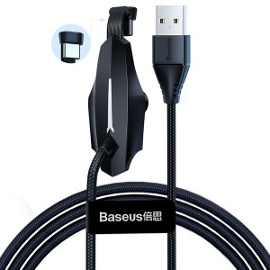 کابل شارژ گیمینگ USB به Type-C بیسوس Baseus Colorful Sucker RPG Data Cable CATXA-A01 با توان 3 آمپر و طول 1.2 متر
