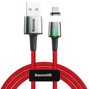 کابل مگنتی میکرو یو اس بی بیسوس Baseus Zinc Magnetic Cable CAMXC-B09 به توان 1.5 آمپر و طول 2 متر