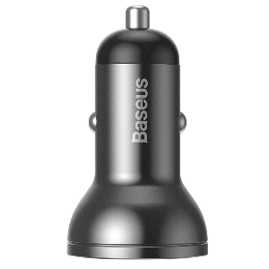 شارژر فندکی بیسوس Baseus Digital Display Dual USB 4.8A Car Charger 24W CCBX-0G