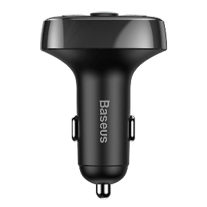 شارژر فندکی فست شارژ و پخش کننده بلوتوث بیسوس Baseus T typed S-13 Bluetooth MP3 car charger CCTM-B01
