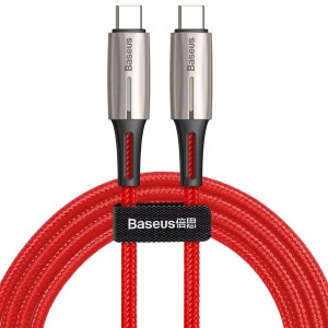 کابل شارژ Type-C بیسوس Baseus Water Drop-shaped Lamp SuperCharge Cable CATSD-K09 به توان 20 وات و طول 2 متر