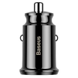 شارژر فندکی دو پورت بیسوس Baseus Grain Car Charger  CCALL-ML01