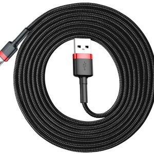 کابل شارژ میکرو یو اس بی بیسوس Baseus cafule Cable CAMKLF-CG1 با توان 1.5 آمپر و طول 2 متر
