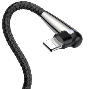 کابل شارژ گیمینگ USB به iP بیسوس Baseus sharp-bird mobile game cable CALMVP-E01 به توان 1.5 آمپر و طول 2 متر