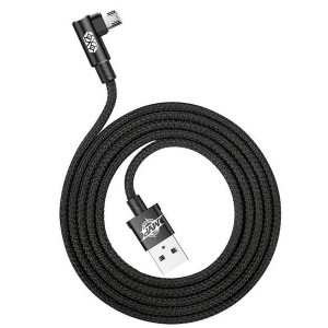 کابل شارژ گیمینگ میکرو یو اس بی بیسوس Baseus MVP Elbow Type Cable CAMMVP-A01 به توان 2 آمپر و طول 1 متر