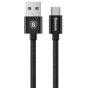 کابل تایپ سی سوپر فست شارژ گوشی هوآوی بیسوس Baseus Speed Type-C QC Cable CATKC-01به توان 5 آمپر و طول 1 متر