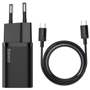 شارژر دیواری فست شارژ بیسوس Baseus Super Si Quick Charger 1C EU TZCCSUP-L01به توان 25 وات