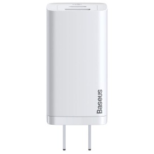 شارژر دیواری سریع با دو پورت تایپ سی و یو اس بی بیسوس Baseus GaN2 Lite US CCGAN2L-C01 به توان 65 وات