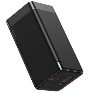 شارژر دیواری فست شارژ با دو پورت بیسوس Baseus GaN2 Quick Charger C+U CN CCGAN-P01 با توان 45 وات
