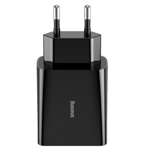 مینی فست شارژر دیواری بیسوس Baseus speed mini PD single Tyep-C Quick Charger EU CCFS-SN01 با توان 18 وات