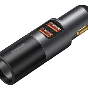 شارژر فندکی فست شارژ بیسوس   Baseus share together with cigarette lighter u+c 120w   CCBT-COG