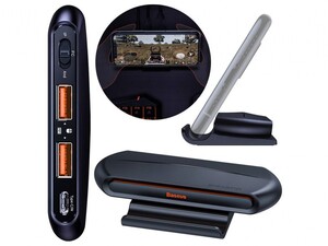 هولدر و مبدل اتصال کیبورد و ماوس به موبایل بیسوس Baseus Gamo 2x USB HUB GMGA01-01