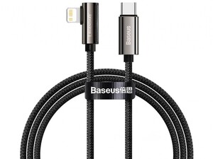 کابل شارژ لایتنینگ به تایپ سی 20 وات 1 متری بیسوس Baseus Legend Mobile Game Elbow Cable CATLCS-01
