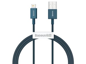 کابل شارژ سریع و انتقال داده یک متری لایتنینگ بیسوس Baseus superior series fast charging 1m cable 2.4A