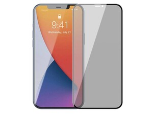 محافظ صفحه نمایش حریم شخصی دوتایی بیسوس آیفون Baseus Privacy Glass iPhone 12 / 12 Pro