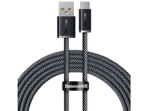 کابل شارژ سوپر فست تایپ‌ سی 2 متری بیسوس Baseus Dynamic Series Fast Charging Cable 100W CALD000716