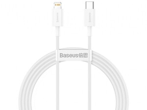 کابل شارژ سریع تایپ سی به لایتنینگ 1.5 متری بیسوس Baseus Cable Superior Series Type-C To Lightning 20W MOQ:40 CATLYS-B02