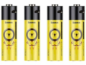 باتری قابل‌شارژ بیسوس Baseus PCWH000311 battery AA 1900mAh Built-in microUSB charging port