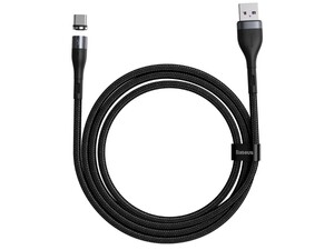 کابل دیتا و شارژ سریع مگنتی سه کاره بیسوس به طول 1 متر Baseuse Safe Fast Charging Data Cable USB For M+L+T 5A