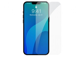 محافظ صفحه نمایش شیشه‌ای بیسوس پک دوتایی Baseus Tempered glass 0.3mm for iPhone 13 Pro Max SGBL030202