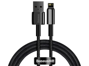 کابل شارژ سریع لایتنینگ بیسوس Baseus Tungsten Gold Fast Charging Data Cable 1m CALWJ-01