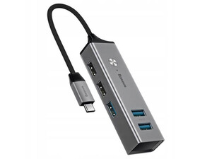 هاب 5 پورت تایپ سی بیسوس Baseus Cube HUB Adapter CAHUB-D0G