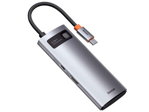 هاب 5 پورت بیسوس Baseus Metal Gleam 5 in 1 Multifunctional Type-C HUB 100w