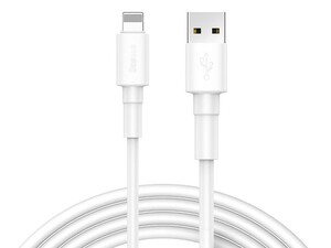 کابل شارژ سریع و انتقال داده لایتنینگ بیسوس Baseus Mini White Lightning Cable 1m 2.4A