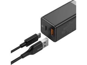 شارژر دیواری سریع دو پورت بیسوس Baseus CCGaN45UC GaN2 Quick Charger