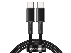 کابل شارژ و انتقال داده  فست شارژ تایپ سی به تایپ سی بیسوس Baseus High Density Braided Type-C to Type-C Cable Fast Charging 100W 2m