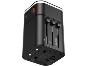آداپتور شارژ سریع به همراه مبدل چند کاره پریز برق بیسوس Baseus Detachable 2-in-1 global conversion charger